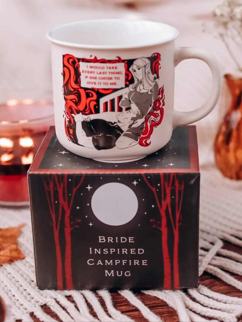 Bookish Box Bride Inspired Campfire Mug
